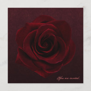 Gothic Rose Invitation