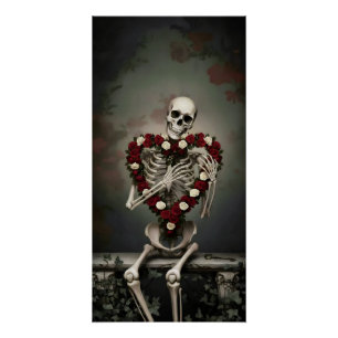 Gothic Rose Queen – Dark Romantic Art Poster