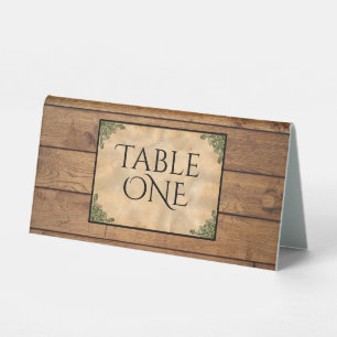 Gothic Rose Red and Black Table Number