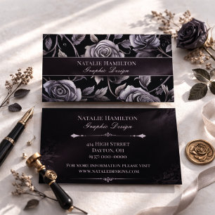 Gothic Roses Business Card