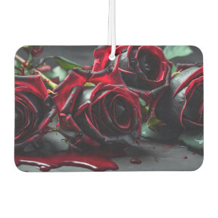 Gothic Roses Car Air Freshener