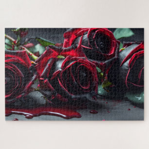 Gothic Roses Jigsaw Puzzle