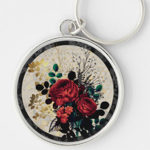 Gothic Roses  Key Ring