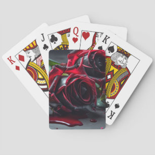 Gothic Roses Playing Cards