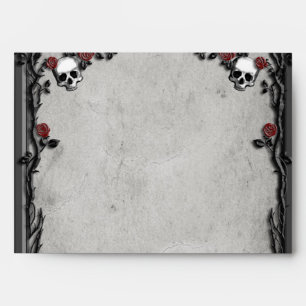 Gothic Roses & Skulls Envelopes