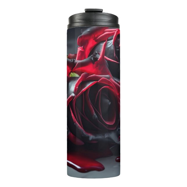 Gothic Roses Thermal Tumbler (Front)