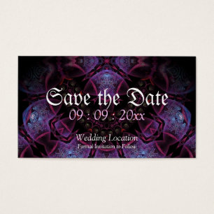 Gothic Save the Date Announcement Cards