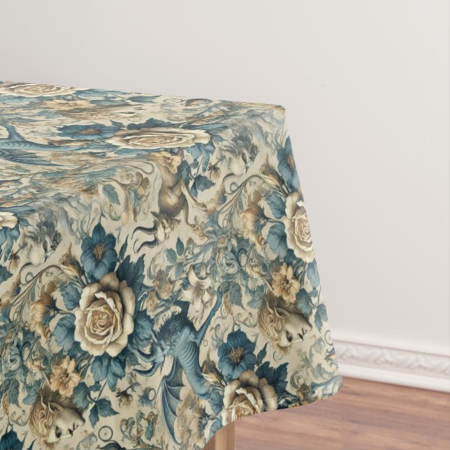 Gothic Serenade – Gothic Medium Pattern Tablecloth (In Situ)