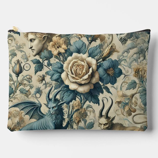 Gothic Serenade – Gothic Victorian Portrait  Accessory Pouch (Front)