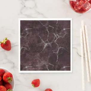 Gothic Silver Web Distressed  Napkin