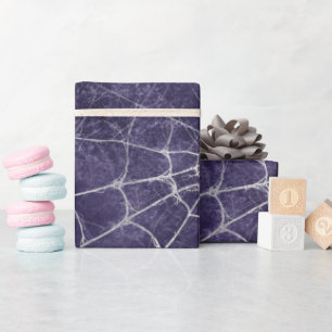 Gothic Silver Web Distressed Wrapping Paper