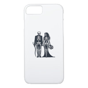 Gothic Skeleton Bride & Groom – Till Death Do Us P iPhone 8/7 Case