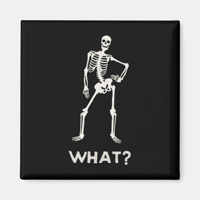 Gothic Skeleton For Teen Girls Boys Halloween Funn Magnet (Front)