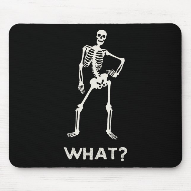 Gothic Skeleton For Teen Girls Boys Halloween Funn Mouse Mat (Front)