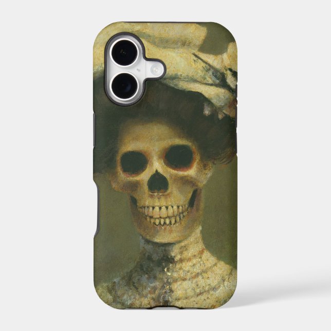 Gothic skeleton Lady Case-Mate ID (Back)