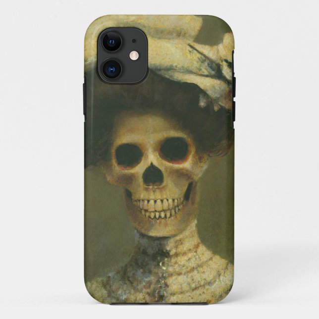 Gothic skeleton Lady Case-Mate ID iPhone Case (Back)