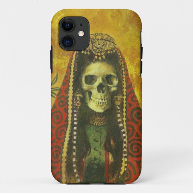 Gothic Skeleton Witch iPhone 5 Case (Back)