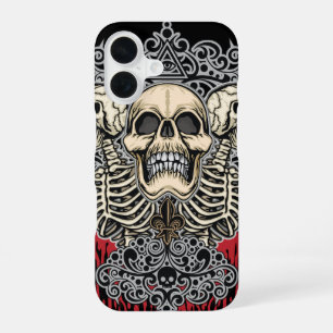 Gothic Skull & All-Seeing Eye  iPhone 16 Case