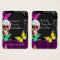 Gothic skull and black wedding favour thank you ta