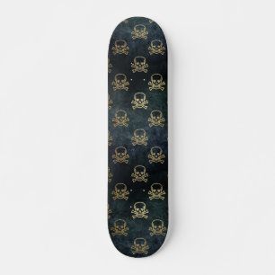 Gothic Skull and Bones  Skateboard