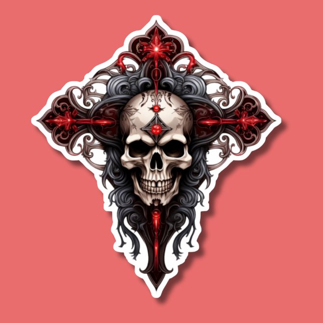 Gothic Skull and Cross  (Creator Uploaded)