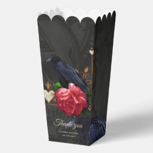 Gothic Skull and Raven.  Favour Box