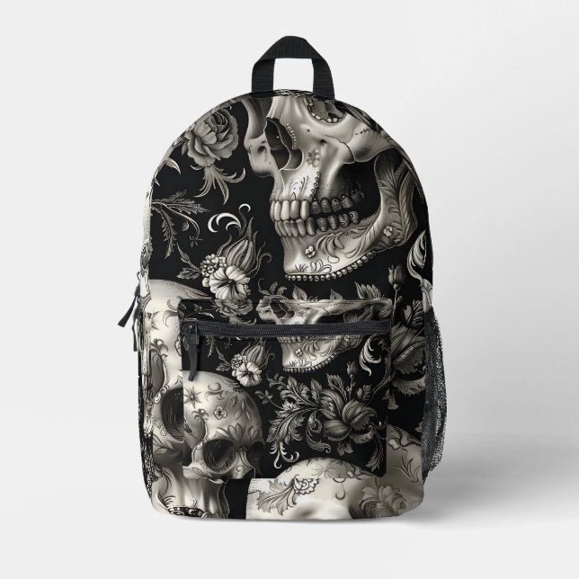 Gothic Skull Backpack (Front)