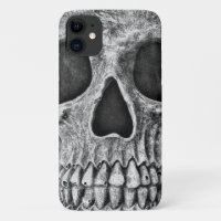 Gothic Skull Black And White Grunge Cool