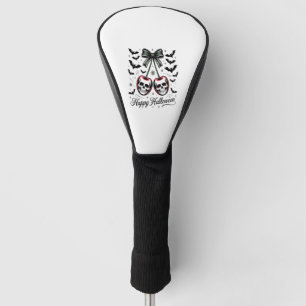 Gothic Skull Cherry Halloween Golf Head Cover