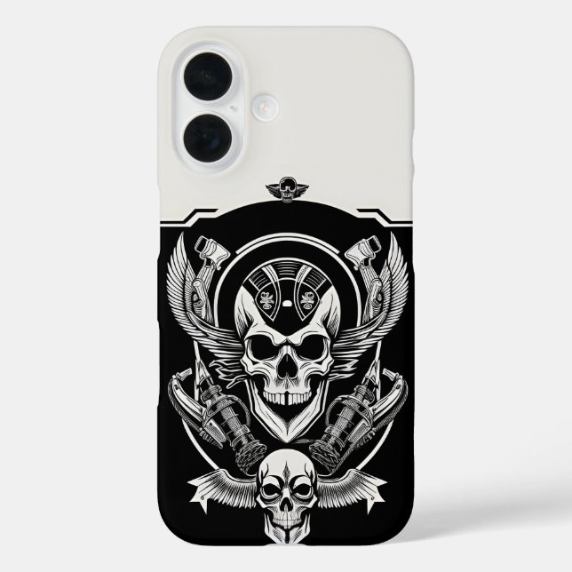 Gothic Skull Design Case-Mate iPhone Case (Back)