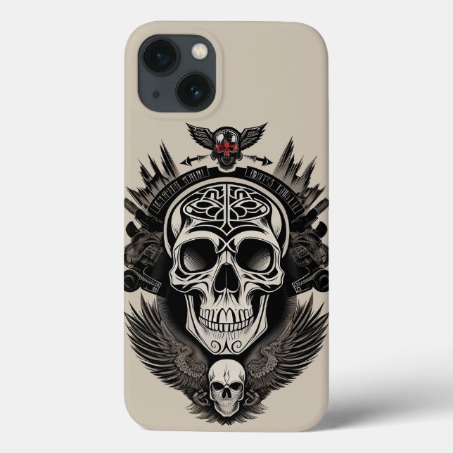 Gothic Skull Design Case-Mate iPhone Case (Back)