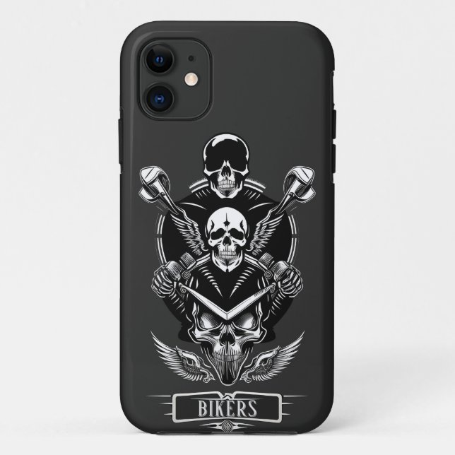 Gothic Skull Design Case-Mate iPhone Case (Back)