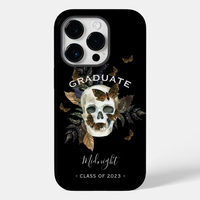 Gothic Skull Graduation  Case-Mate iPhone Case (Back)