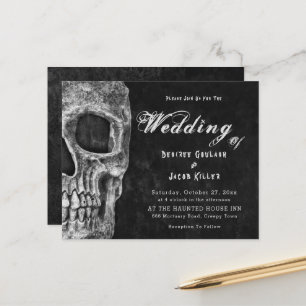 Gothic Skull Hallowedding Black Budget 