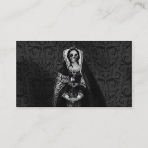 Gothic Skull Lady Business Card
