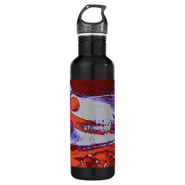 Gothic Skull Moth 710 Ml Water Bottle (Front)