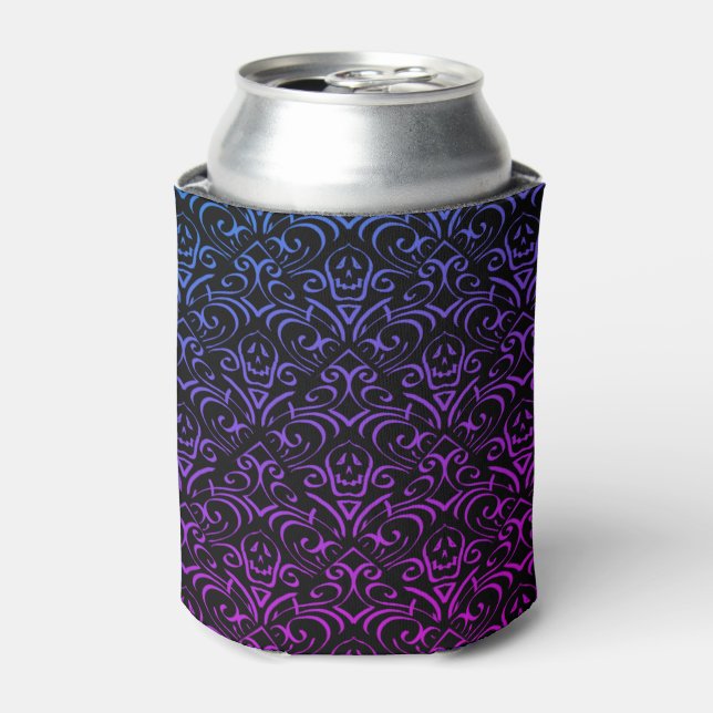 Gothic Skull Pattern Can Cooler (Can Front)