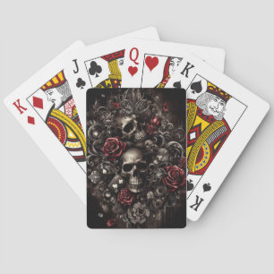 Gothic Skull Playing Cards