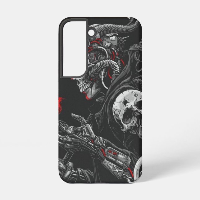 Gothic Skull Samsung Galaxy S22 Case (Back)