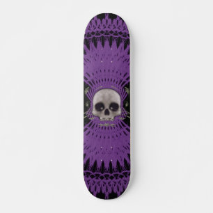 Gothic Skull Tribal Fractal Design: Skateboard #6