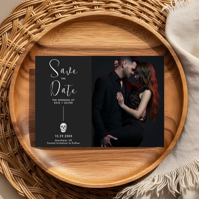 Gothic Skull Wedding Save the Date (Creator Uploaded)