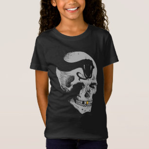 Gothic Skull with Snake T-Shirt