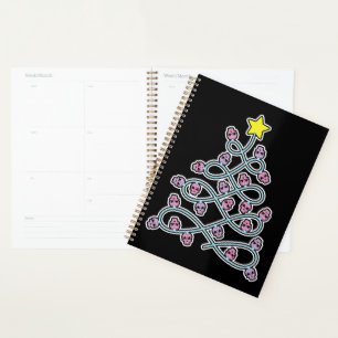 Gothic Skulls Christmas Tree Planner