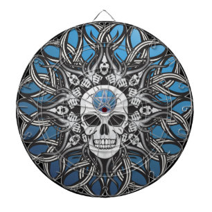 Gothic Skulls Dartboard