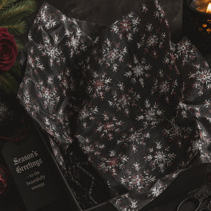 Gothic Snowflake Creepmas Christmas Tissue Paper