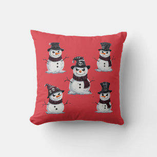 Gothic Snowman Cushion