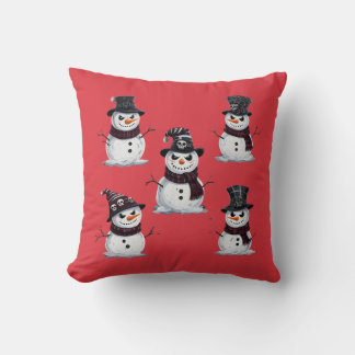 Gothic Snowman Cushion