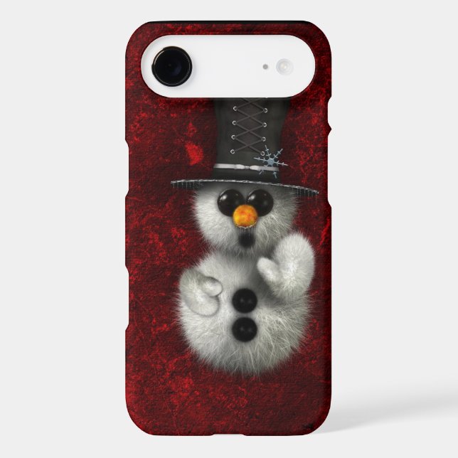Gothic Snowman iPhone Case (Back)