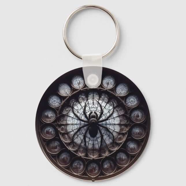 Gothic Spider Keychain (Front)