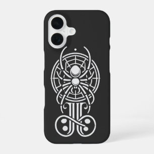 Gothic Spider Monogram iPhone 16 Case